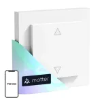 Meross MRS105MA-EU i&scaron;manusis WiFi ritininių užuolaidų jungiklis (Matter)