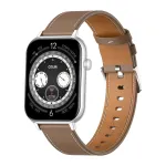 COLMI C28 Smartwatch &ndash; Sidabrinis + Ruda odinis dirželis