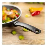 Kuhn Rikon EASY CERAMIC keptuvė 24 cm - keraminė nelipni danga, tinkama indukcinėms kaitlentėms, juoda
