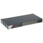 Hikvision DS-3E1528-SI-24T4F valdomas 2 sluoksnio PoE komutatorius, 24 PoE prievadai, 4 SFP auk&scaron;tupio prievadai, 370 W PoE biudžetas