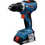 BOSCH Professional GSR 18V-65 belaidis gręžtuvas-suktuvas, be&scaron;epetinis, 2x 5,0 Ah Li-Ion, L-BOXX, įrankių rinkinys