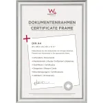 WALTHER Trendstyle KP130S nuotraukų rėmelis 21x29,7 cm DIN A4 plastikinis sidabrinis