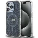 Guess GUHMP15XHGCUSTGK iPhone 15 Pro Max 6,7 inch Hardcase IML GCube MagSafe Black