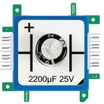 ALLNET Brick'R'knowledge Capacitor 2200&micro;F 25V