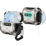 ESR Cyber FlickLock HaloLock MagSafe dėklas, skirtas Apple AirPods Pro 3, titano spalvos
