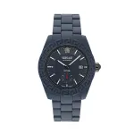 Versace V-Extreme Pro Men's Swiss Quartz Watch VE7K00223 43mm Stainless Steel Black Dial Silver-Tone Bracelet