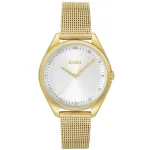 BOSS Women's Purity Quartz Watch 1502669 37mm Silver Stainless Steel Mesh