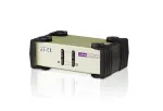ATEN CS82U 2-Port PS/2-USB VGA KVM jungiklis (su KVM kabeliais), 2048 x 1536 pikseliai, QXGA, 0,72 W, &scaron;viesiai pilka