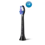 Philips Sonicare S2 Sensitive HX6058 Extra Dantų &Scaron;epetėlių Galvutės 8 Vnt. Juodos