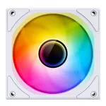 Kompiuterio ventiliatorius Jonsbo ZK-120W 3in1 A-RGB baltas &mdash; 120 mm, A-RGB ap&scaron;vietimas