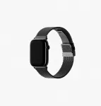 UNIQ Dante Pro nerūdijančio plieno &bdquo;Milanese&ldquo; apyrankė &bdquo;Apple Watch&ldquo; 40/41/42 mm &ndash; grafito juoda