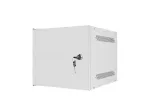 Lanberg WF10-2304-00S 10 colių spinta prie sienos 4U, 280&times;310&times;247 mm, metalinės durys, 20 kg apkrova, IP20, i&scaron;ardyta, pilka