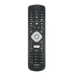 SAVIO nuotolinio valdymo pultelis RC-10, skirtas Philips TV, IR belaidis, juodas, mygtukų įvestis