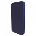 Evelatus Samsung Galaxy A7 2018 Book Case tamsiai mėlyna - PU odos folijo su kortelių ki&scaron;enėmis, magnetiniu užraktu, atlenkiama kojelė, TPU vidiniu apvalkalu
