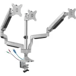 Stovas trims monitoriams ICY BOX IB-MS505-TI 81,3 cm (32 colių), juodas, sidabrinis