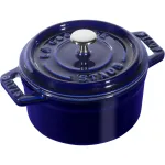 Ketaus mini keptuvė Staub Minis &ndash; 10 cm skersmens, mėlyna