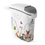 CURVER Pets Life &scaron;unų ir kačių maisto laikymo konteineris 10 kg 23 L 23,2x49,7x50,3 cm