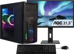CAPTIVA Power Starter R80-034 TFT rinkinys, AMD Ryzen 5, 32GB DDR4, 1TB SSD