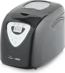 Princess 152009 duonkepė Black - 900 g kepalas, 12 programų, 600 W, permatomas dangtis, reguliuojamas plutelės apskrudimas, &scaron;ildymo funkcija, juoda/sidabrinė (01.152009.01.001)