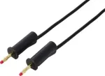 VOLTCRAFT MSB-132 2 m juodas apsauginis matavimo laidas, 4 mm sukraunami ki&scaron;tukai, 32 A, 1000 V CAT III VC-18709995