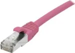 EXERTIS CONNECT Cat.6A S/FTP tinklo kabelis, rausvas, 7,5 m, LSZH, 10 Gbps, RJ45 854381