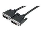 EXERTIS CONNECT DVI-D Single Link monitoriaus kabelis, vyri&scaron;kas-vyri&scaron;kas, 18+1 kontaktų, 1,0 m, juodas 127471