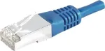 EXERTIS CONNECT Cat.6a F/UTP komutacinis kabelis, 3m, mėlynas, 10 Gbps, Slim Bend Protection 859521
