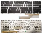 HP ProBook 450 G5, 455 G5, 470 G5 ne&scaron;iojamojo kompiuterio klaviatūra su rėmeliu - US English i&scaron;dėstymas