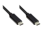 EXSYS EX-K1585-2.0 USB-C kabelis, 2 m, USB 3.2 Gen 1, juodas