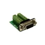 EXSYS EX-49005 D-SUB 9 kontaktų ki&scaron;tukas į 10 kontaktų gnybtų bloko adapterio kabelis, 0,3 m, RS-232