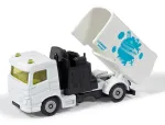 Žaislinis transporto priemonių rinkinys Siku Municipal: gatvės &scaron;lavimo ma&scaron;ina ir &scaron;iuk&scaron;liavežis, metalas/plastikas, baltas, nuo 3 m.