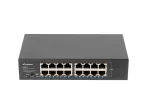 Lanberg RSGE-16 16 prievadų 1Gb valdomas jungiklis (rack 10/19 inch)