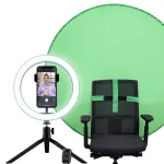 LED žiedinis ap&scaron;vietimo rinkinys Trust Maku+ Black Green 24881