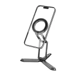 Telefono laikiklis Puluz PU3223B &ndash; juodas, reguliuojamas laikiklis i&scaron;maniesiems telefonams