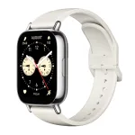 I&scaron;manusis laikrodis Xiaomi Redmi Watch 5 Lite &ndash; 1,96 colio AMOLED, GPS, 470 mAh, auksinis korpusas, balta TPU juosta