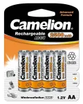 Įkraunama baterija Camelion NH-AA2500-BC4, 4 vnt., NiMH, AA, 1.2 V