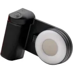 Selfie &scaron;viesa RealPower Selfie MagFree LED juoda balta ABS PU