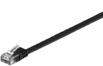 Microconnect V-UTP602S-FLAT plok&scaron;čias tinklo kabelis Cat6 U/UTP 2 m juodas