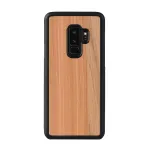 Apsauginis dėklas Samsung Galaxy S9 Plus, medinis, man and wood, kapučino juoda
