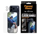 Ekrano ir fotoaparato lę&scaron;ių apsaugų rinkinys PanzerGlass Apple iPhone 17 Pro Max &mdash; permatomas 2 viename