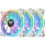 Thermaltake SWAFAN 12 RGB TT Premium Edition au&scaron;inimo ventiliatoriai CL-F145-PL12SW-A, 120 mm, atvirk&scaron;tinės mentės, 3 vnt. su valdikliu, balti