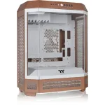 Thermaltake The Tower 600 CA-1Z1-00MUWN-00 Midi Tower ATX korpusas, grūdintas stiklas, 2 ventiliatoriai po 140 mm, 3,5/2,5 col. diskų palaikymas, Mocha Mousse