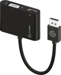 ALOGIC DP-VGHD4K-ADP vaizdo kabelis-adapteris DisplayPort &rarr; HDMI + VGA (D-Sub) juodas