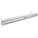 InLine Blank Patch Panel su i&scaron;traukiamu 19 colių 24 prievadų 1U &scaron;viesiai pilka