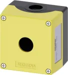 Siemens tu&scaron;čias korpusas 1 montavimo vieta (P x P x A) 85 x 85 x 64 mm Geltonas SIRIUS ACT 3SU1801-0AA00-0AA2 1 vnt.