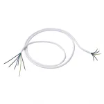 Bachmann H05VV-F 5G 2,5 mm&sup2; baltas lankstus maitinimo kabelis 3 m