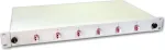 Lightwin LWL Splice Box, 12 skaidulų, 6x DLC daugiamodis, 50/125&micro;m OM4 Pigtail Splice Boxes (SPBOX 12G50 OM4 DLC)