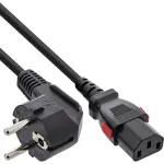 InLine 16954L maitinimo laidas 0.5 m IEC C13 CEE7/7 juodas