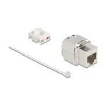DeLOCK 90683 Lyties keitiklis RJ45 LSA sidabrinis