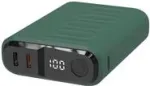 Powerbank RealPower PB-10000C PD+ 3x Type-C, Tamsiai Žalia (458439)